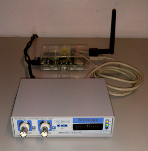Shared access network connected USB mixed signal oscilloscope.